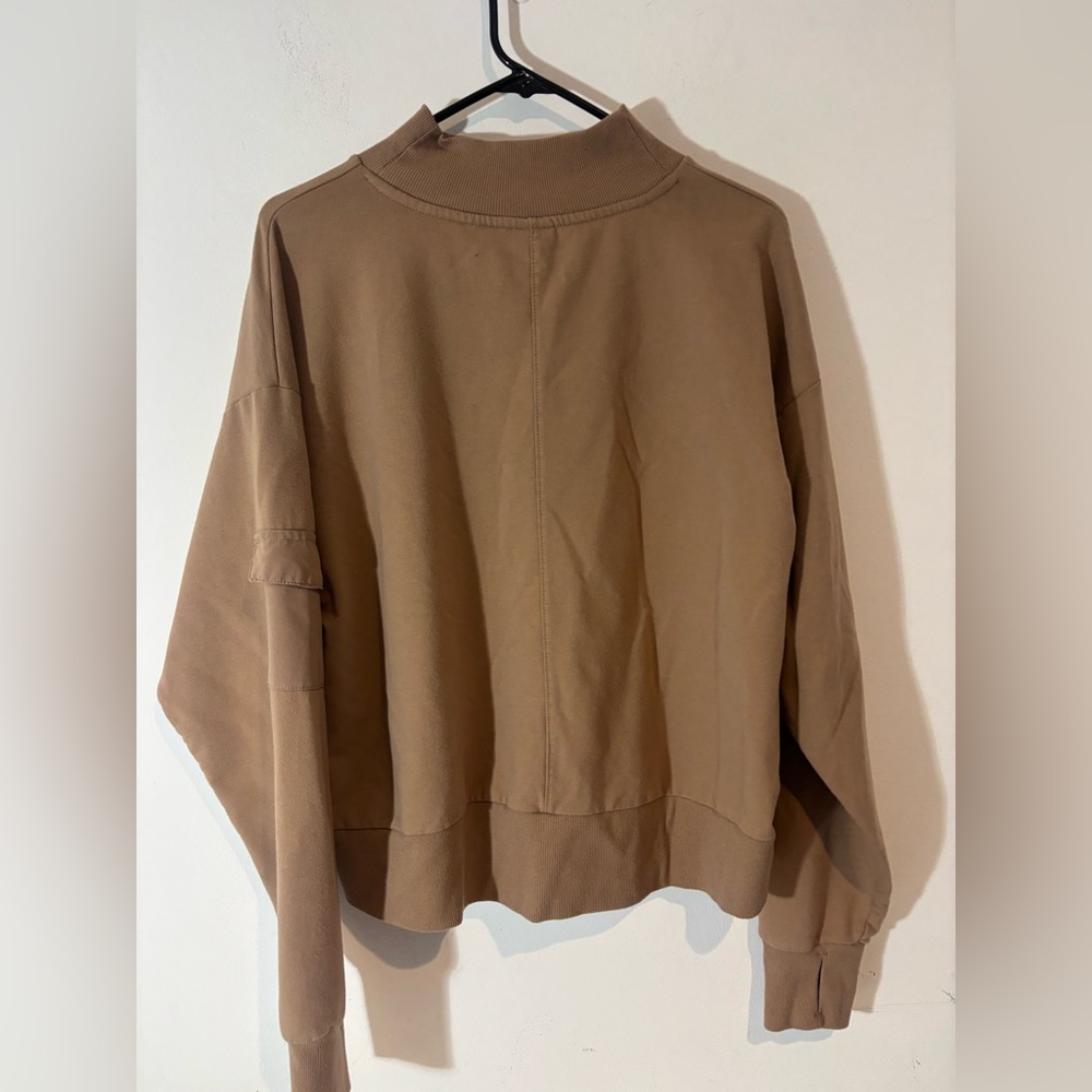 All in Motion Women’s XXL French Terry Turtleneck Sweatshirt Athletic Casual - Picture 6 of 8